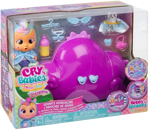 Lalka IMC TOYS Cry Babies Storyland Szafa Jenny + akcesoria