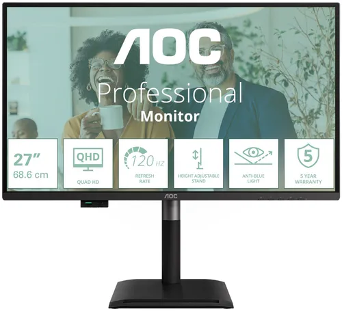 Monitor AOC Q27P4CV 27" 2560x1440px IPS 120Hz 4 ms [GTG]