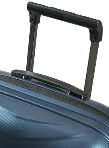 Маленький расширяемый чемодан Samsonite Attrix 55 см (20/23 см) - steel blue