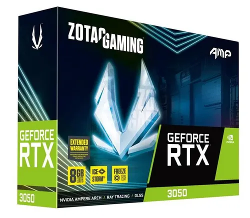 Karta graficzna Zotac GeForce RTX 3050 AMP 8GB GDDR6 128bit DLSS