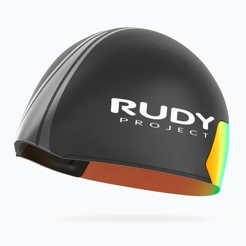 Kask rowerowy Rudy Project Wingdream black matte/multilaser orange