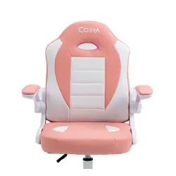 Fotel COBRA Junior Pro Różowo-biały