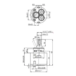 Bateria DEANTE Aster BCA 061M Chrom