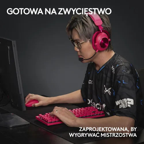 Myszka gamingowa Logitech G Pro X Superlight 2 - różowy