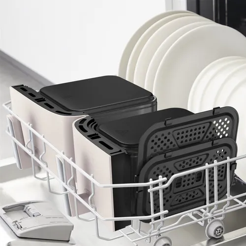Air Fryer Frytkownica beztłuszczowa TEFAL EY942AE0 Dual Easy Fry XXL 11l z podwójnym koszem