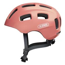 Kask rowerowy ABUS Youn-I 2.0 Różowy dla Dzieci z lampką (rozmiar M)