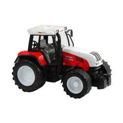 Duży Traktor Z Maszyną 65Cm Ruchome Elementy Napęd Prasa Do Słomy 2 Kolory