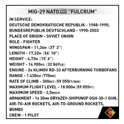 Cobi Klocki Klocki Armed Forces MiG-29 (East Germany)