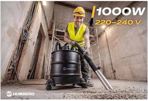 Odkurzacz przemysłowy Humberg HM-405 do popiołu kominka pieca grilla 18L 1000W