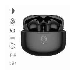 Słuchawki bezprzewodowe Manta TWS Rytmo Bluetooth 5.3 Czarny