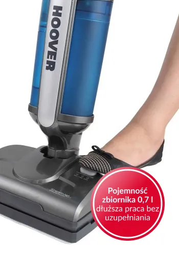 Mop parowy Hoover Steam Jet SSNV1400 2w1 odkurza i czyści parą