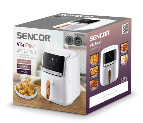 Air fryer Sencor SFR 6551WH 1600W 6,5l