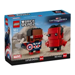 LEGO BrickHeadz 40668 Figurki Kapitana Ameryki i Czerwonego Hulka