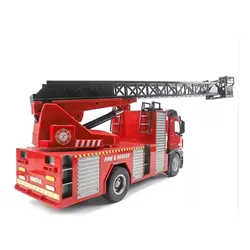 Zdalnie sterowany samochód COIL ciężarówka straż pożarna na pilota LED AKU