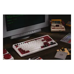Klawiatura mechaniczna 8BitDo Mechanical Keyboard Fami Edition Kailh Box Brown V2 Brązowy