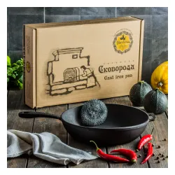 Patelnia / Wok żeliwny MAYSTERNYA IRON 28 cm