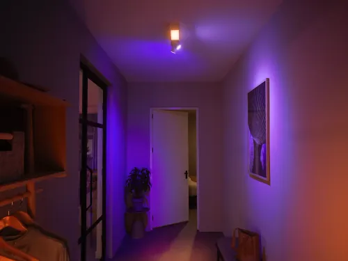 Oświetlenie punktowe Philips Hue White and Color Ambiance Centris 2 Biały