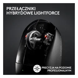 Myszka gamingowa Logitech G Pro X Superlight 2 - czarny