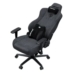 Fotel Anda Seat Novis Plus XL Gamingowy do 150kg Tkanina Ciemno szary
