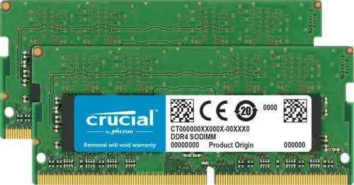 Pamięć Crucial DDR4 64GB (2x32GB) 3200 CL22 SODIMM Zielony
