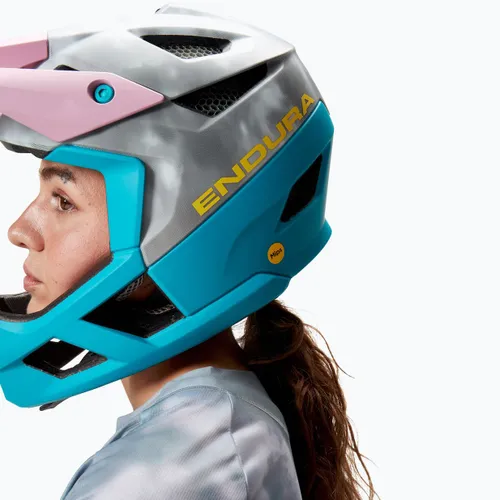 Kask rowerowy Endura MT500 Full Face MIPS dreich grey