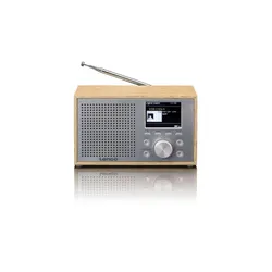 Радиоприемник Lenco DAR-017WH WD FM-радио DAB + Bluetooth коричневый