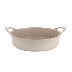 Garnek aluminiowy FLORINA Oslo 28CM 4L Kremowy