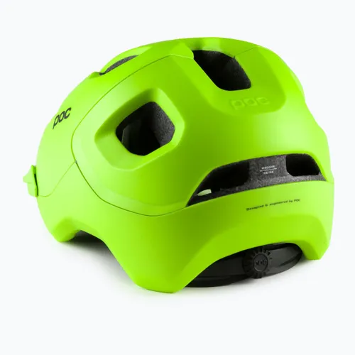 Kask rowerowy POC Axion fluorescent yellow/green matt