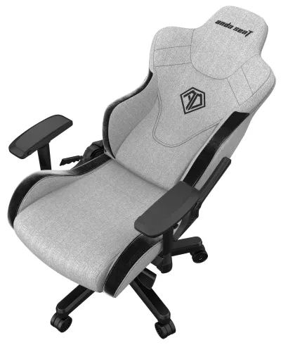 Fotel Anda Seat T-Pro 2 XL Gamingowy do 200kg Tkanina Szary