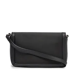 Geanta de mână Tommy Hilfiger Th Essential S Flap Crossover AW0AW15700 Negru