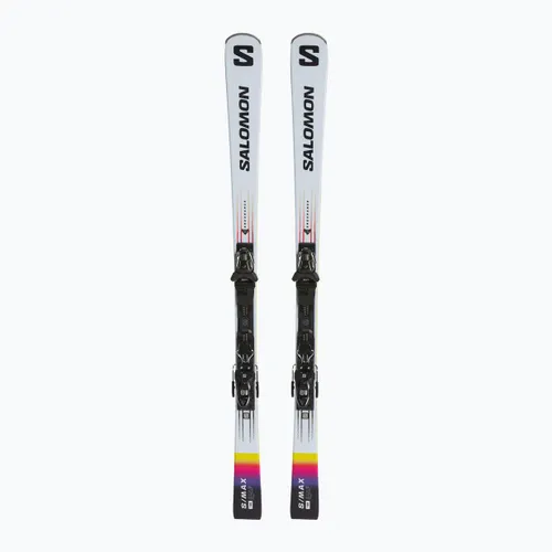Narty zjazdowe Salomon S/Max Endurance + wiązania M10 GW white/black/acid green