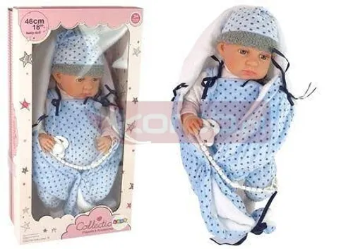 Lalka niebieska 46cm