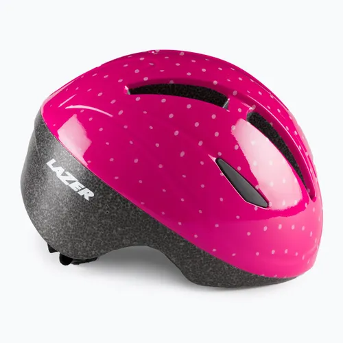 Kask rowerowy dziecięcy Lazer BOB+ pink dots