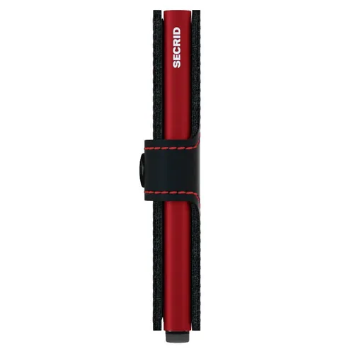 Portfelik RFID Miniwallet Secrid Matte - black/red