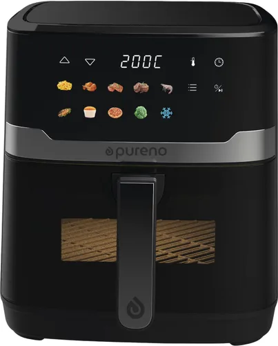 Air Fryer Frytkownica beztłuszczowa PURENO Air 650 6.5l z 10 automatycznymi programami i okienkiem do obserwacji postępów gotowania