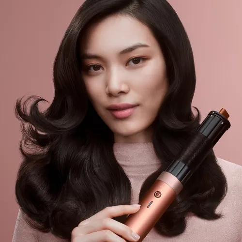 Suszarko-lokówka DYSON Airwrap Co-anda 2x Straight+Wavy Bursztynowy-jedwab 1700W