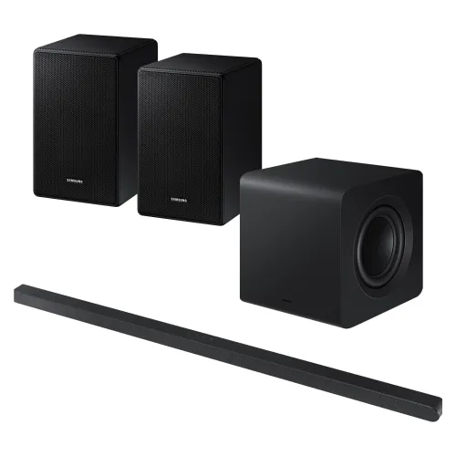 Soundbar SAMSUNG HW-S800D EN Czarny + Kolumny głośnikowe SAMSUNG SWA-9500S Czarny (2 szt.)