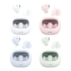 Słuchawki bezprzewodowe USAMS TD 22 Series TWS Douszne Bluetooth 5.3 Biały