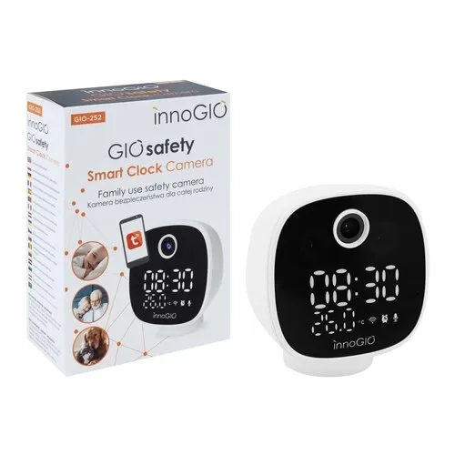 Kamera Innogio Smart Clock Bezprzewodowa GIO-252