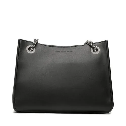Geantă de umăr sculptată Calvin Klein Jeans cu Lanț24 K60K610565 BDS