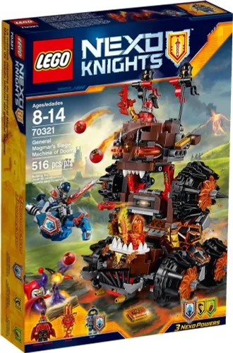 Конструктор Lego Nexo Knights осадная машина генерала Магмара (70321)