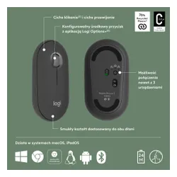 Myszka Logitech Pebble 2 Grafitowy