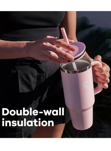 Kubek termiczny ze słomką Hydro Flask All Around™ Travel Tumbler 1182 ml - tonal trillium