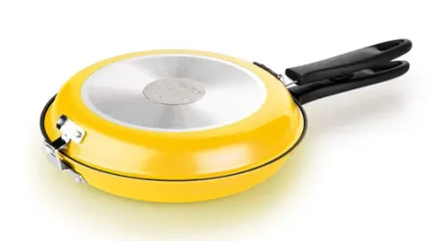 TESCOMA Presto Yellow 26 cm żółta - patelnia do naleśników i omletów nieprzywierająca dwustronna