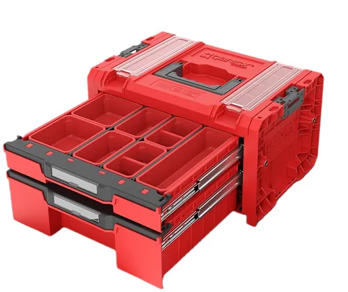 Skrzynka narzędziowa QBRICK System Pro Drawer 2 Toolbox 2.0 Profi Expert Red Ultra HD Custom