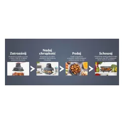 Air Fryer Frytkownica beztłuszczowa NINJA FN101EUGY Crispi 1700W