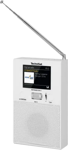 Radioodbiornik TechniSat DigitRadio Flex 2 Radio FM DAB+ Bluetooth Biały