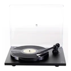 Gramofon REGA Planar 1 Czarny, Manualny,Napęd paskowy,Wkładka Rega,Pokrywa w zestawie,Prędkość odtw. 33 1/3,45 obr./min + Przedwzmacniacz gramofonowy REGA Fono Mini A2D