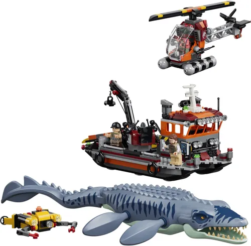 LEGO 77983 Jurassic World Atak mozazaura na łódź
