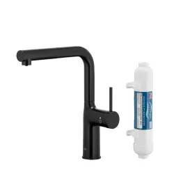 Bateria KFA Armatura Duero Pure Move 6623-422-81 Czarny mat Stal szlachetna